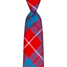 Tartan Tie - Hamilton Red Modern